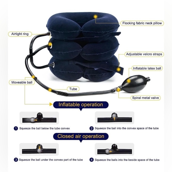 Cervical Neck Traction Device/BLUE - Picture 9 of 14